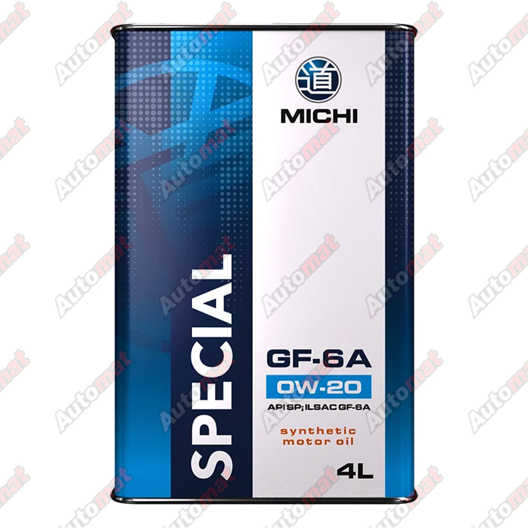 Масло моторное MICHI SPECIAL 0W-20 GF-6A SP, 4л