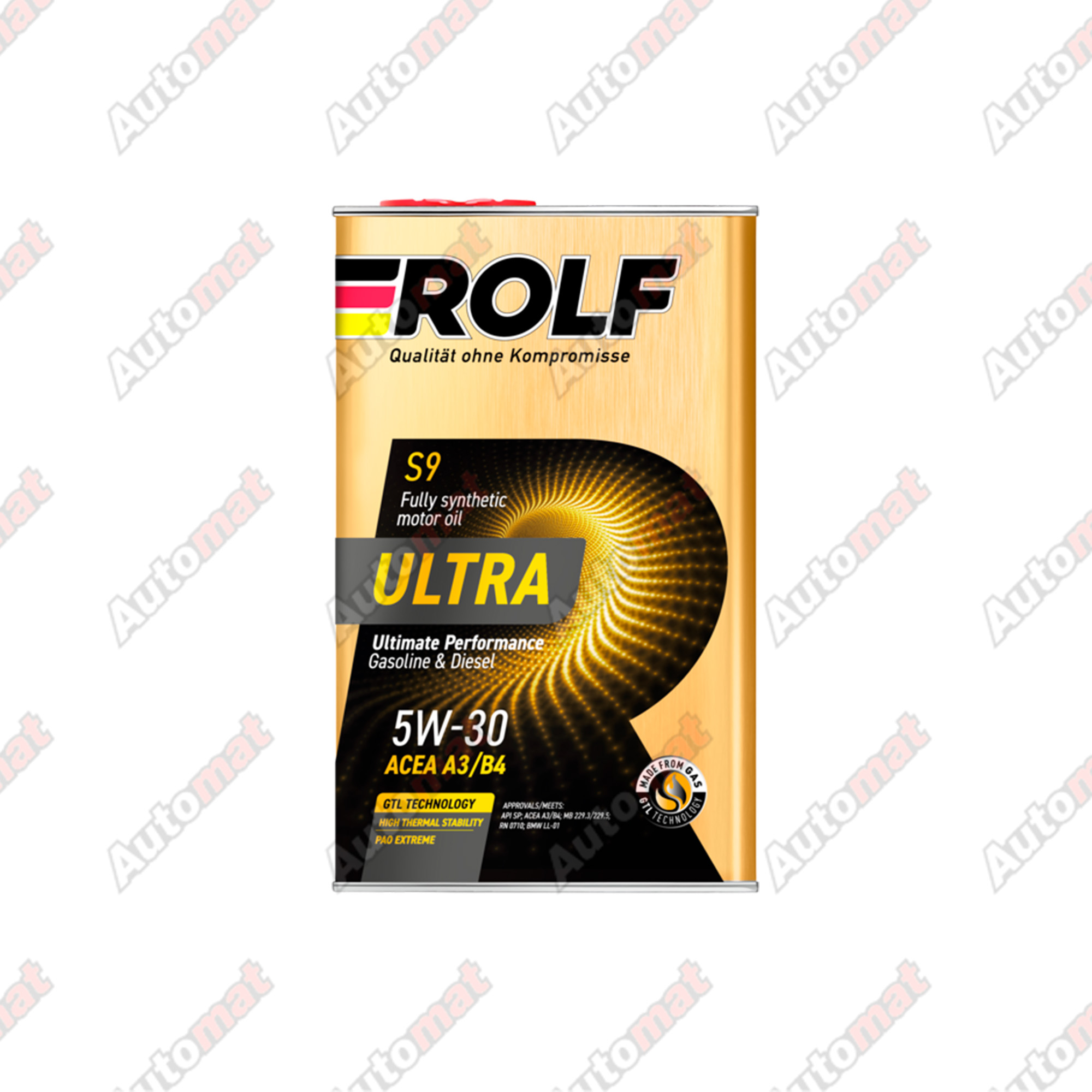 Масло моторное ROLF Ultra 5W-30 SP A3/B4, 1л