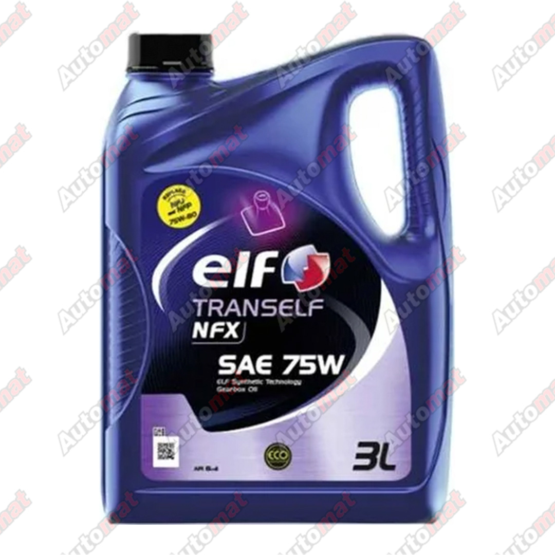 Трансмиссионное масло Elf TRANSELF NFX 75W TR, 3л