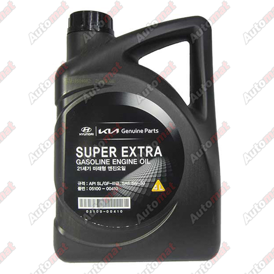 Масло моторное HYUNDAI/KIA Super Extra Gasoline 5W-30 SL/GF-3, 4л