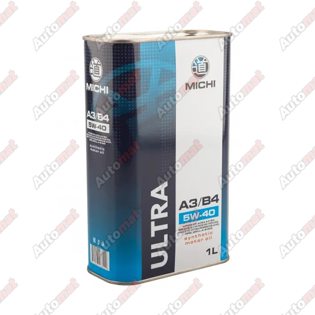 Масло моторное MICHI ULTRA 5W-40 SN/CF A3/B4, 1л