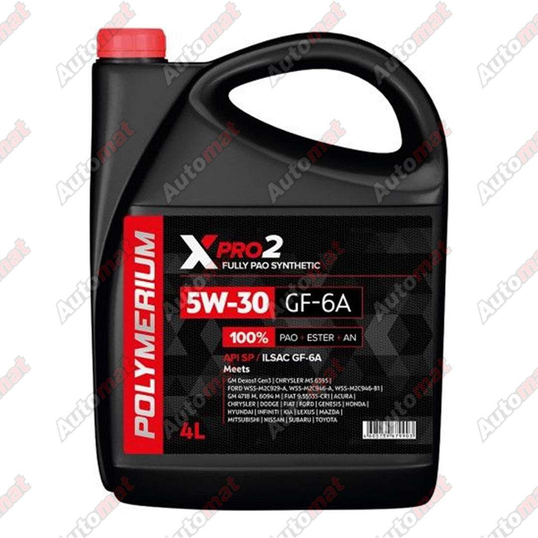 Масло моторное POLYMERIUM XPRO2 5W-30 GF-6A/SP, 4л