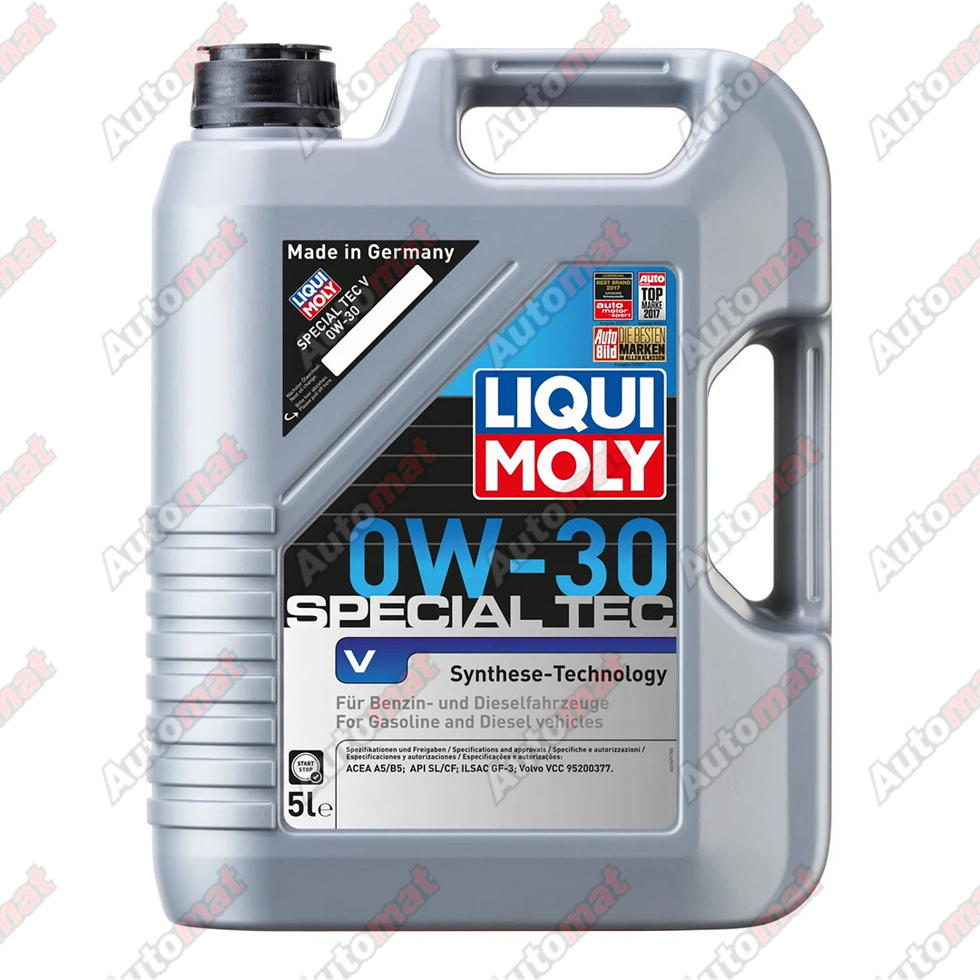 Масло моторное Liqui Moly Special Tec V 0W-30 SL/CF A7/B7 GF-3, 5л