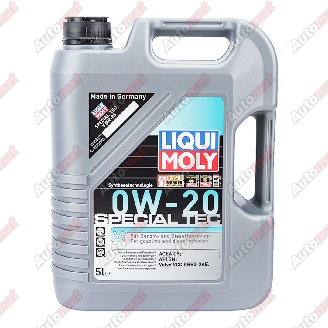 Масло моторное Liqui Moly Special Tec V 0W-20 SN C5, 5л
