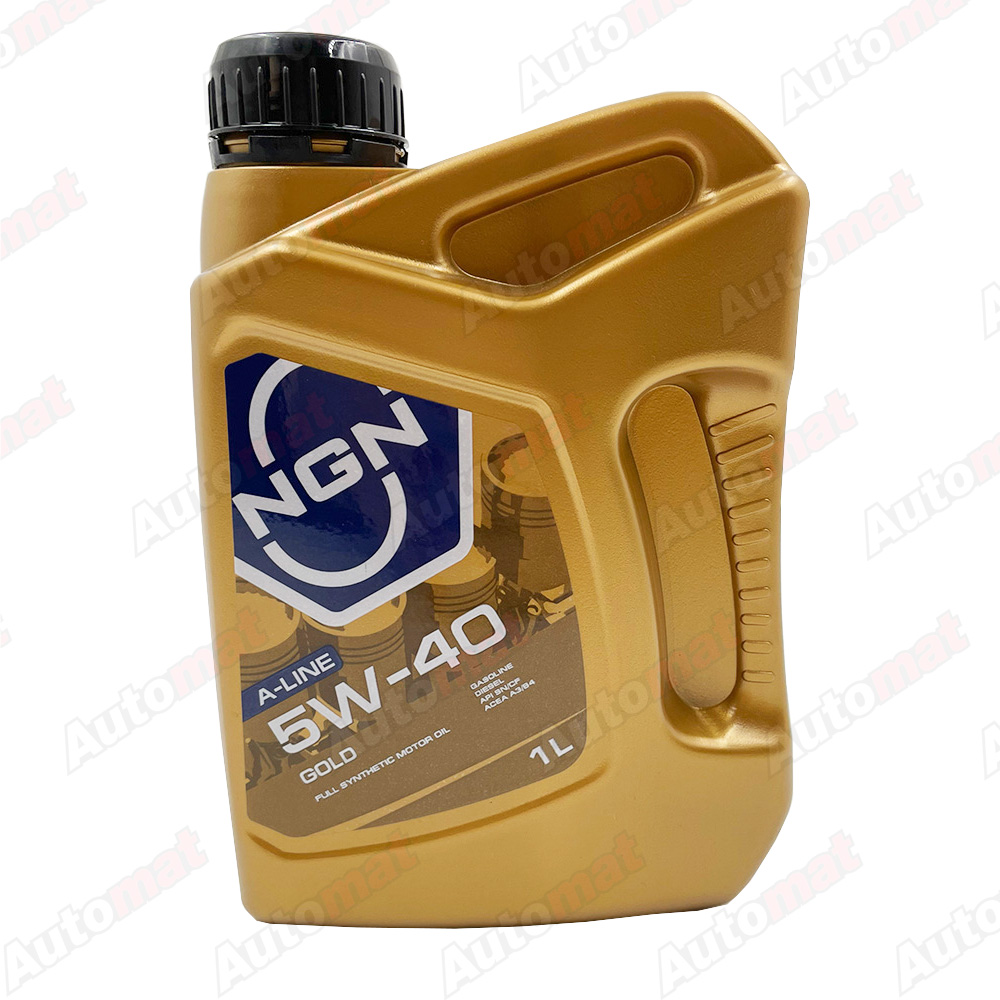 Масло моторное синтетическое NGN GOLD A-Line 5W-40 SN/GF, 1л
