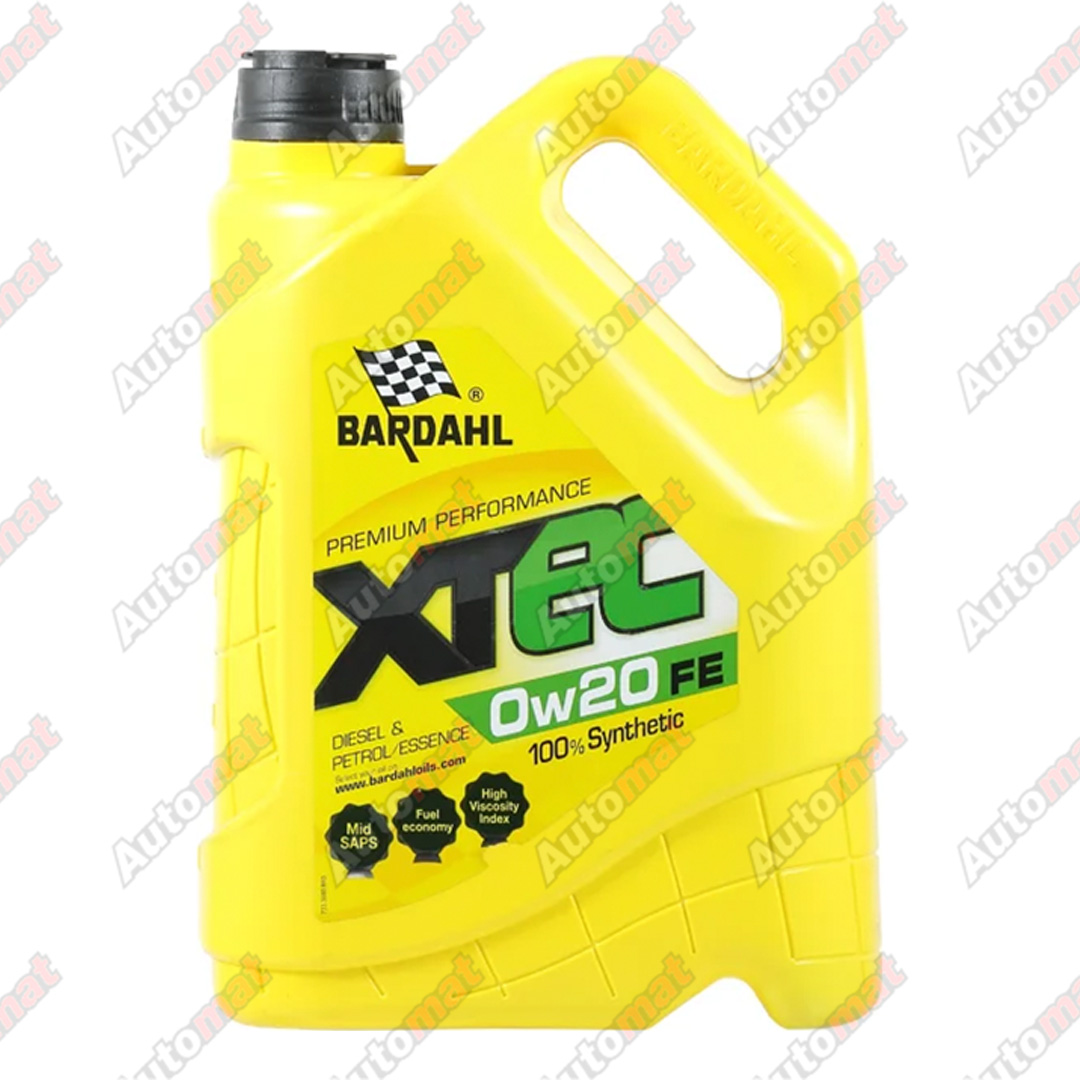 Масло моторное BARDAHL XTEC 0W-20 FE VW 508.00/509.00, 5л