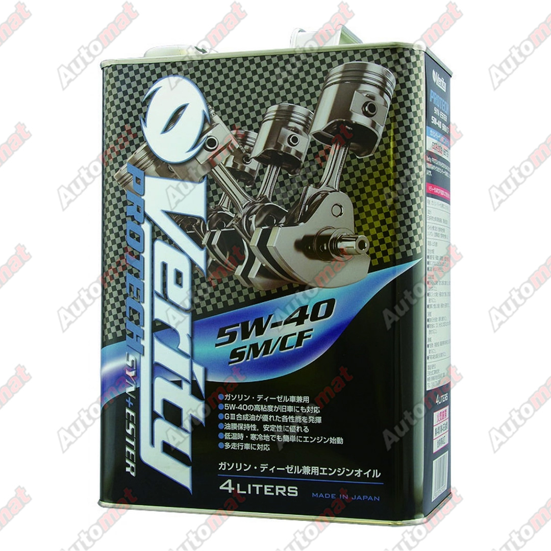 Моторное масло VERITY Protech Synthetic+ESTER 5W-40 SM/CF, 4л