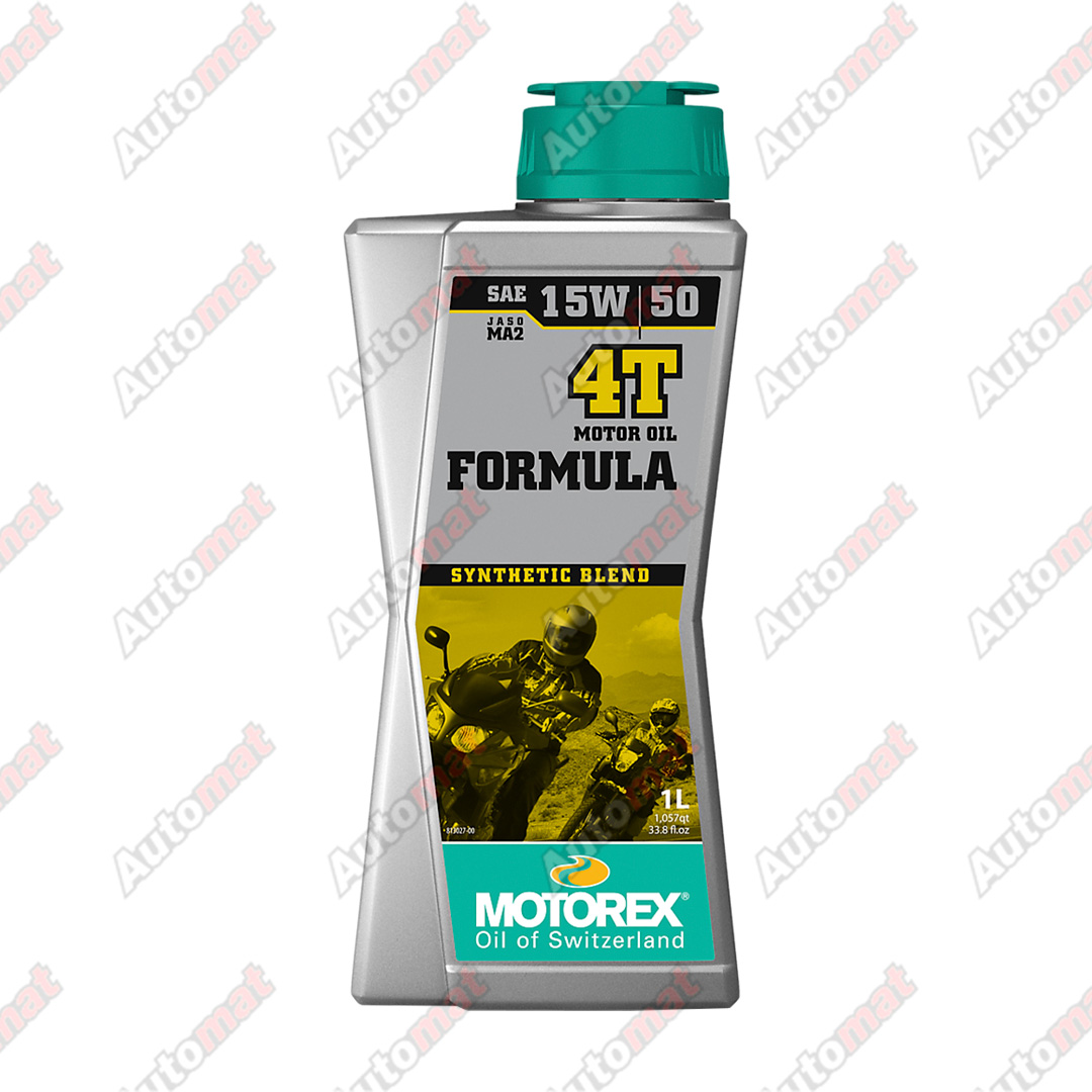 Масло моторное MOTOREX POWER FORMULA 4T SAE 15W-50 синтетическое, 1л