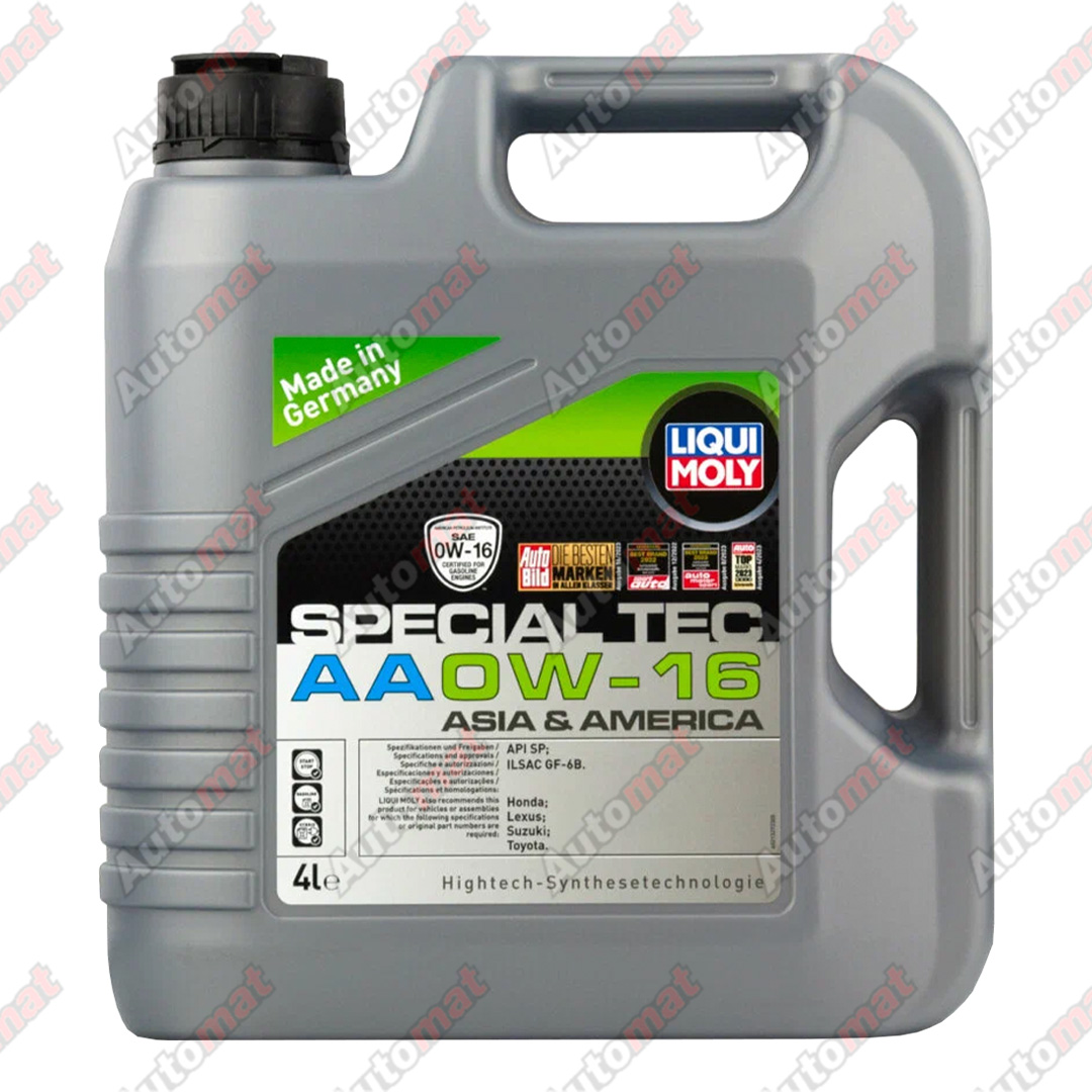 Масло моторное Liqui Moly Special Tec AA 0W-16 SP GF-6B, 4л