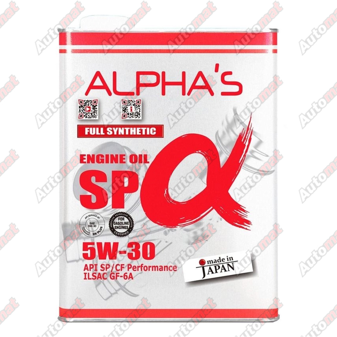 Масло моторное ALPHA'S 809244 5W-30 SP/CF, 4л
