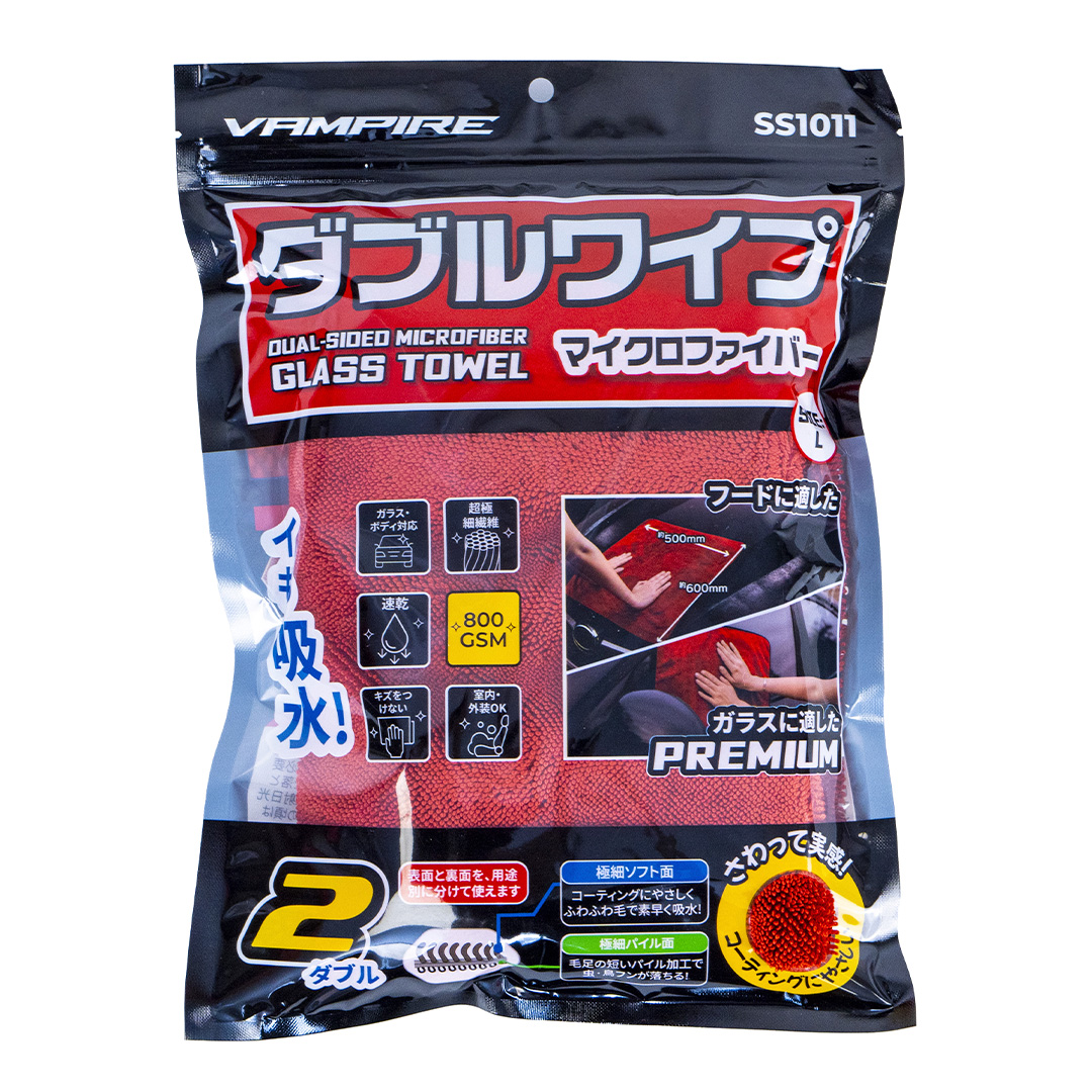 Полотенце VAMPIRE SoloWipe Premium 500х600 мм, КРАСНОЕ, 800 гр/м2, SS1011