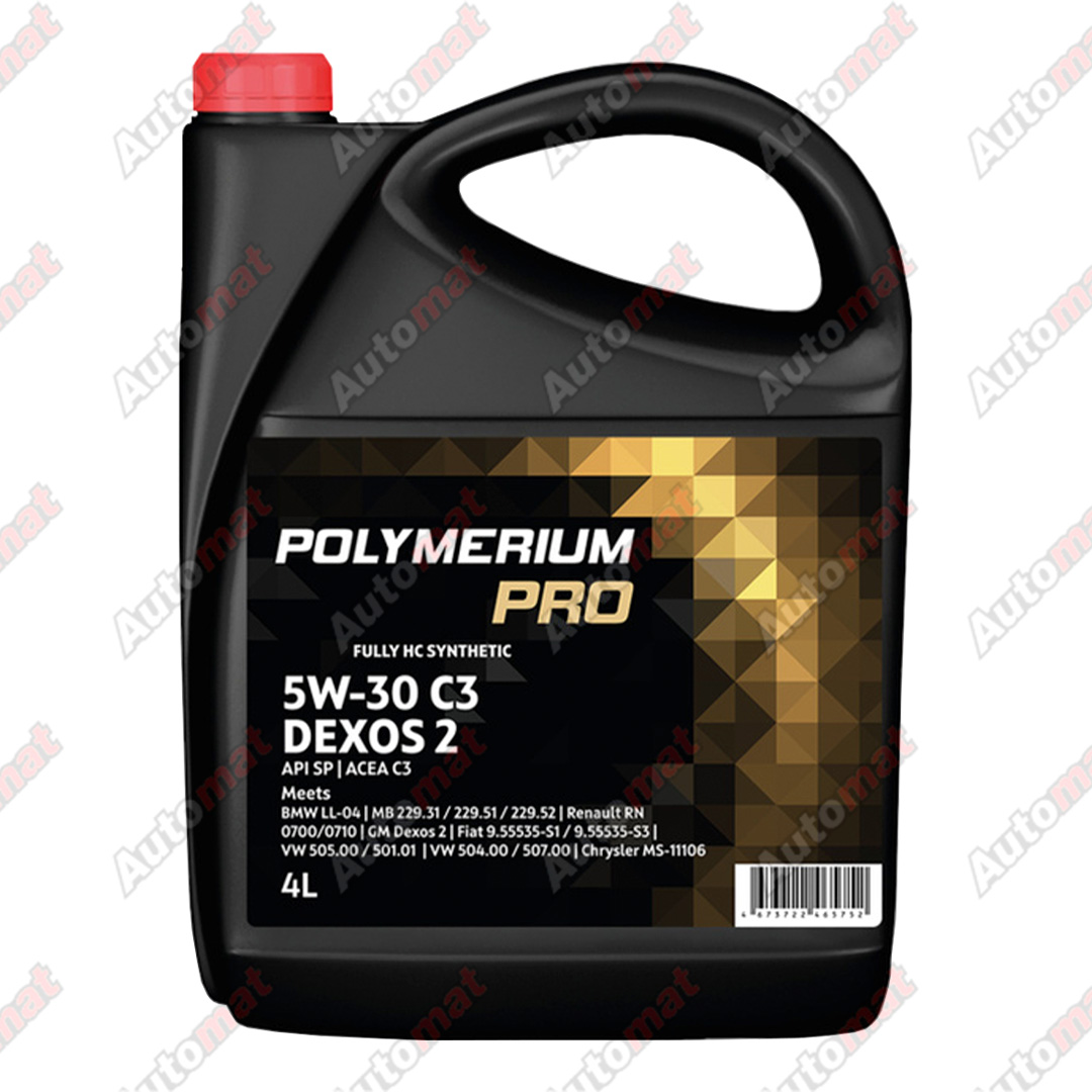 Масло моторное POLYMERIUM PRO 5W-30 C3 Dexos2 SP 4L