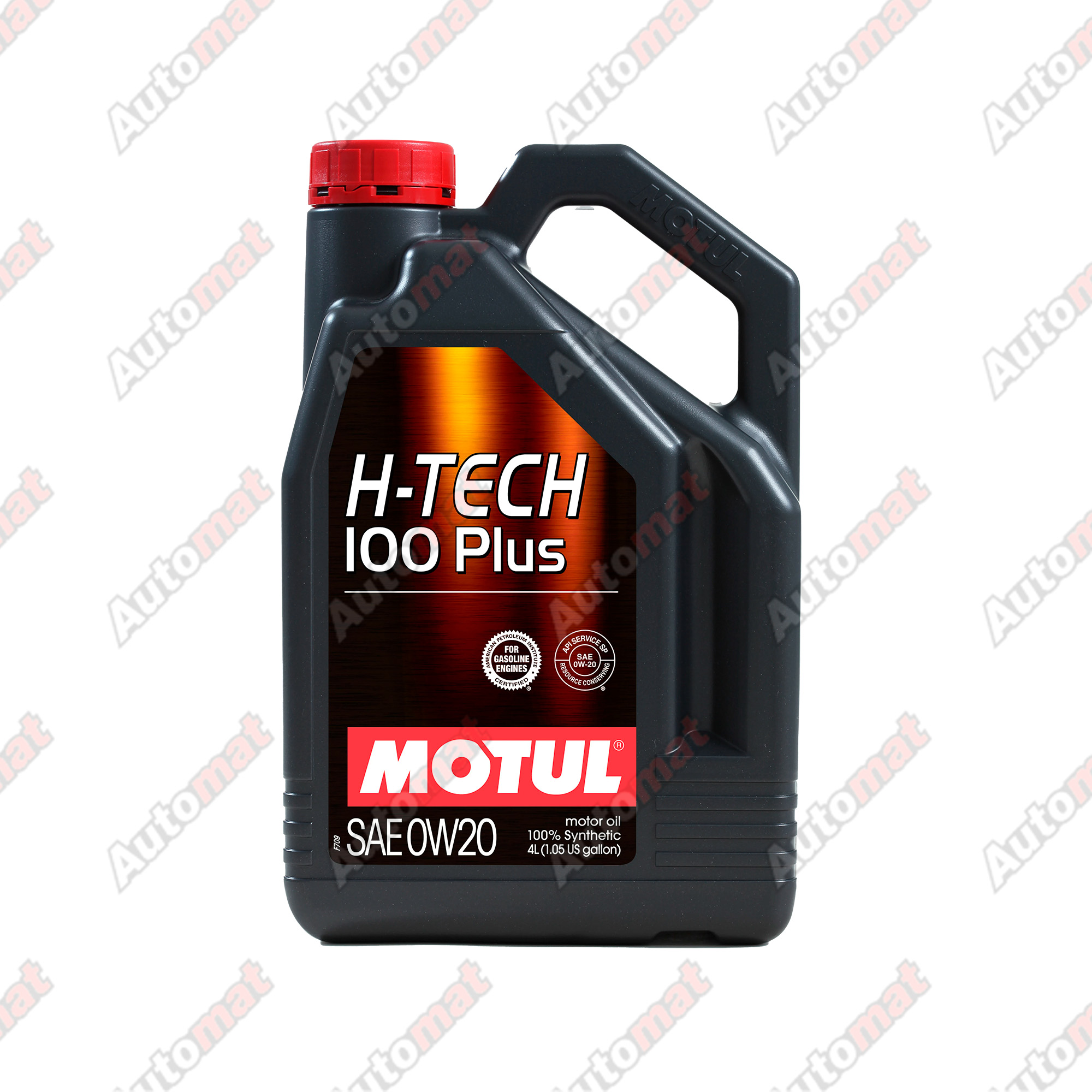 Масло моторное Motul H-TECH 100 PLUS 0W-20 SP, синтетическое, 4л