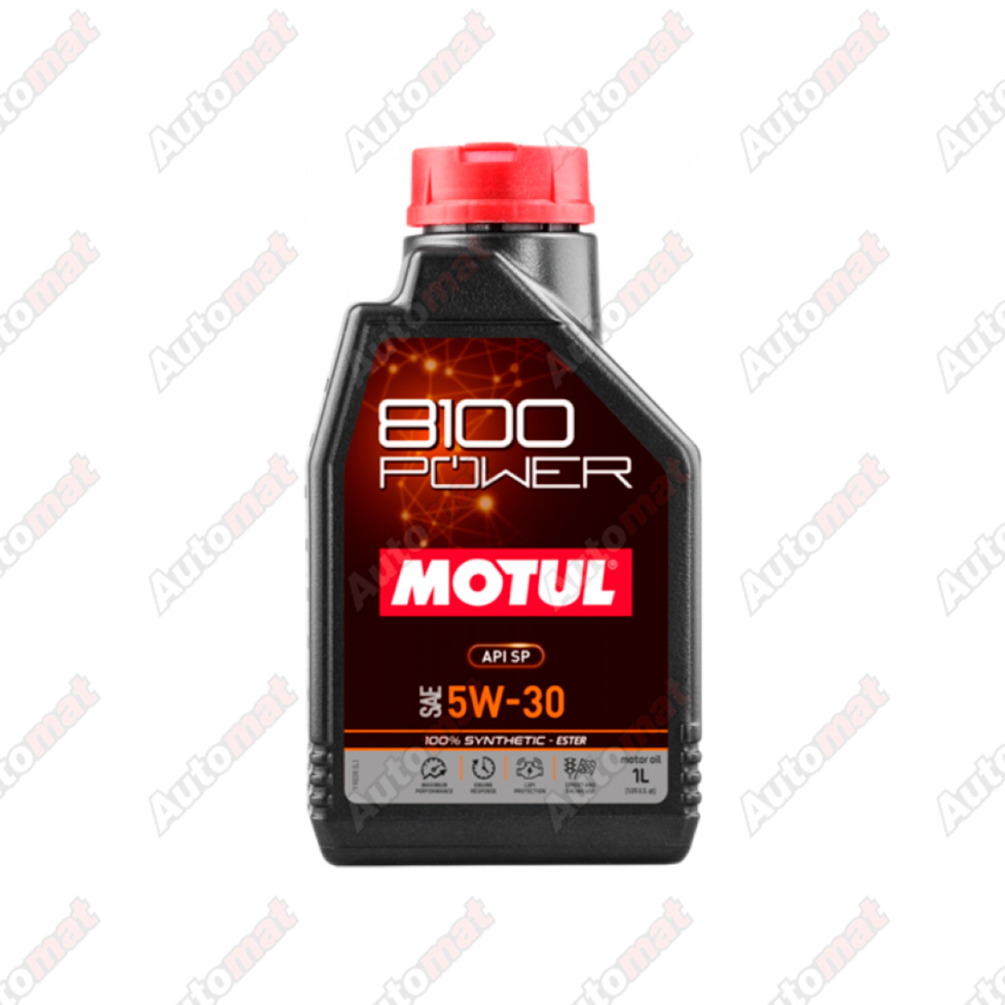 Масло моторное Motul 8100 POWER 5W-30, синтетическое Ester, 1л