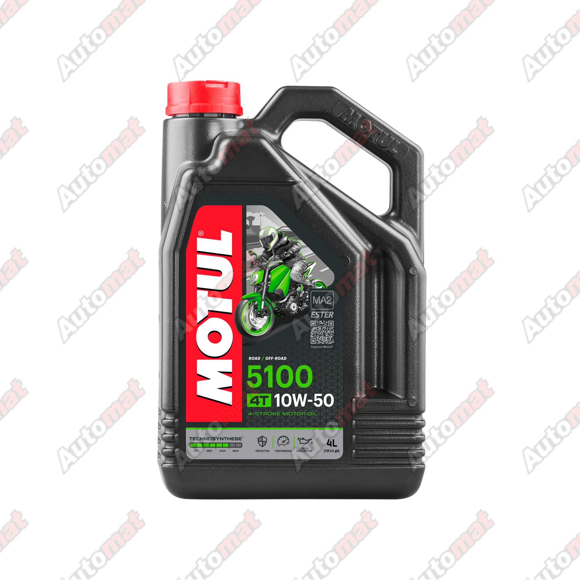 Масло моторное Motul 5100 4T 10W-50, Technosynthese (4л)
