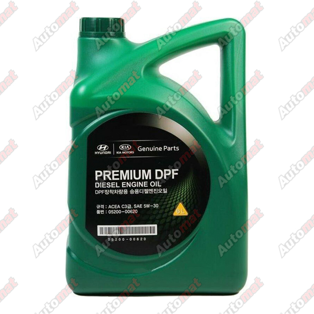 Масло моторное HYUNDAI/KIA Premium DPF Diesel 5W-30 C3, 6л