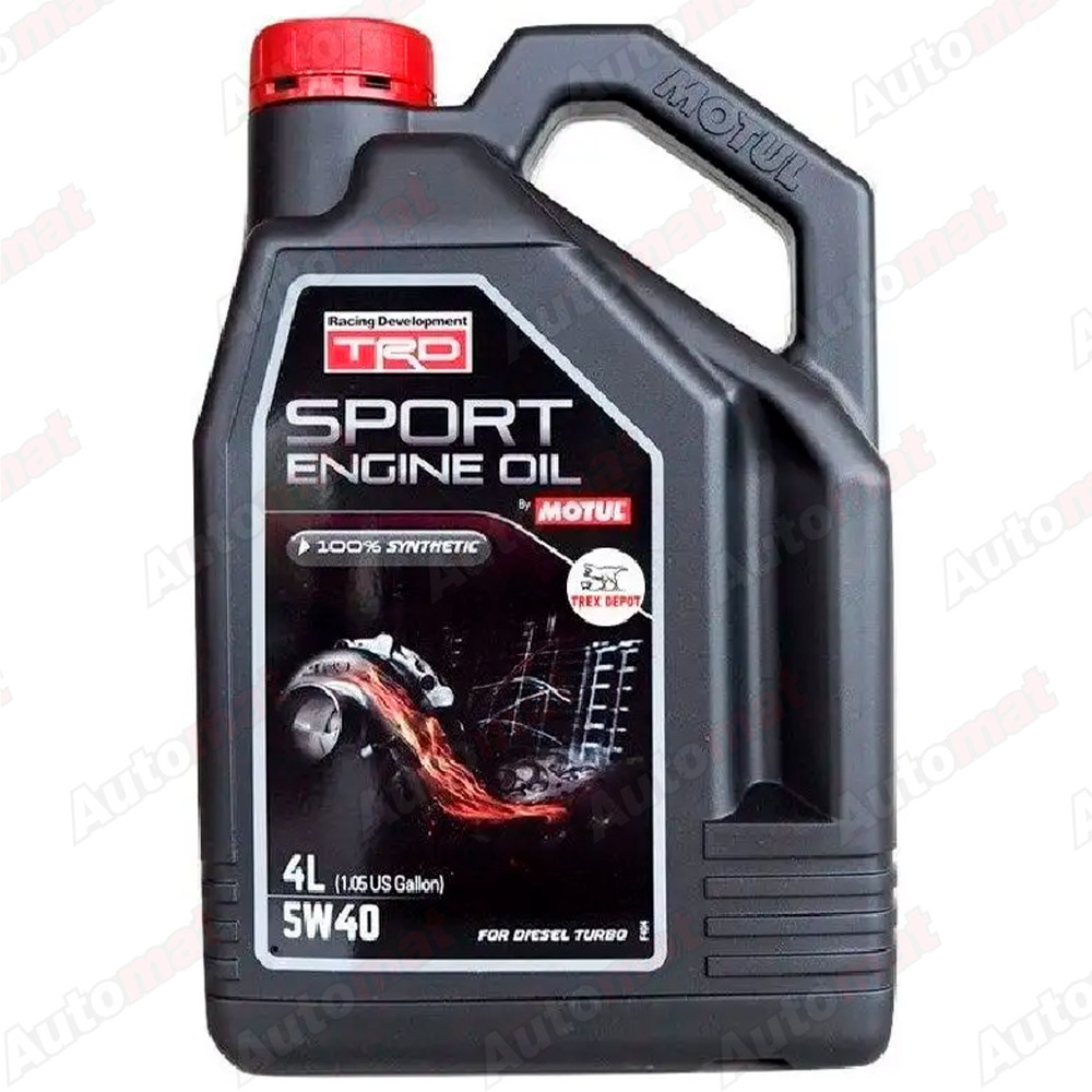 Масло моторное Motul TRD SPORT ENGINE OIL 5W-40 DIESEL, синтетическое, 4л
