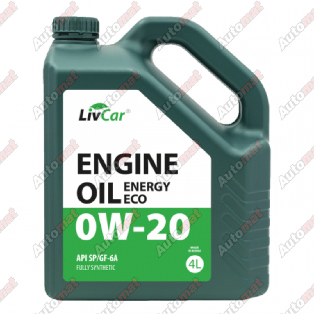 Масло моторное LIVCAR ENGINE OIL ENERGY ECO 0W-20 SP/GF-6A, 4л