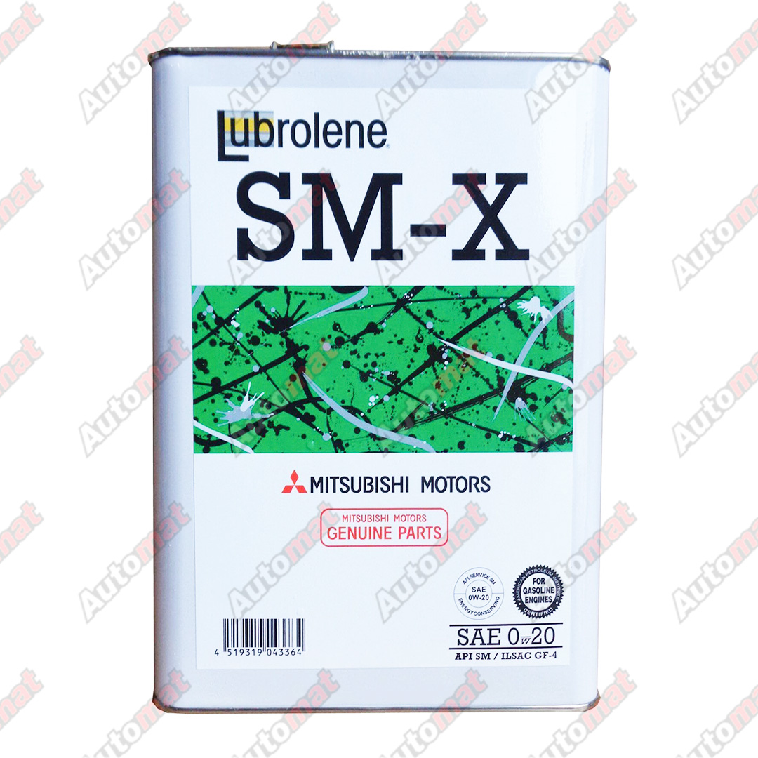 Масло моторное Mitsubishi Lubrolene SM-X 0W-20, 4л