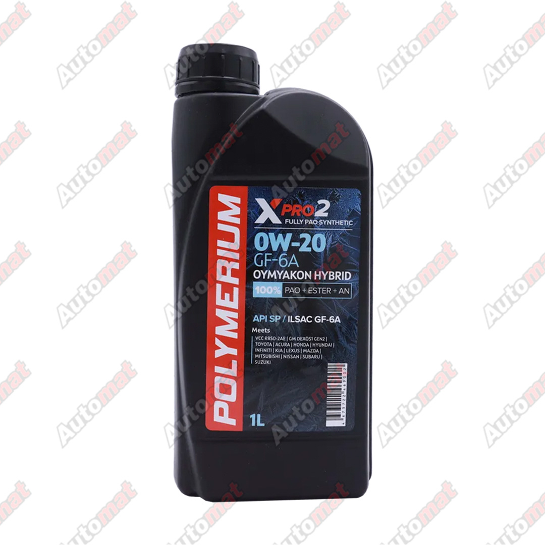 Масло моторное POLYMERIUM XPRO2 0W-20 GF-6A/SP, 1л