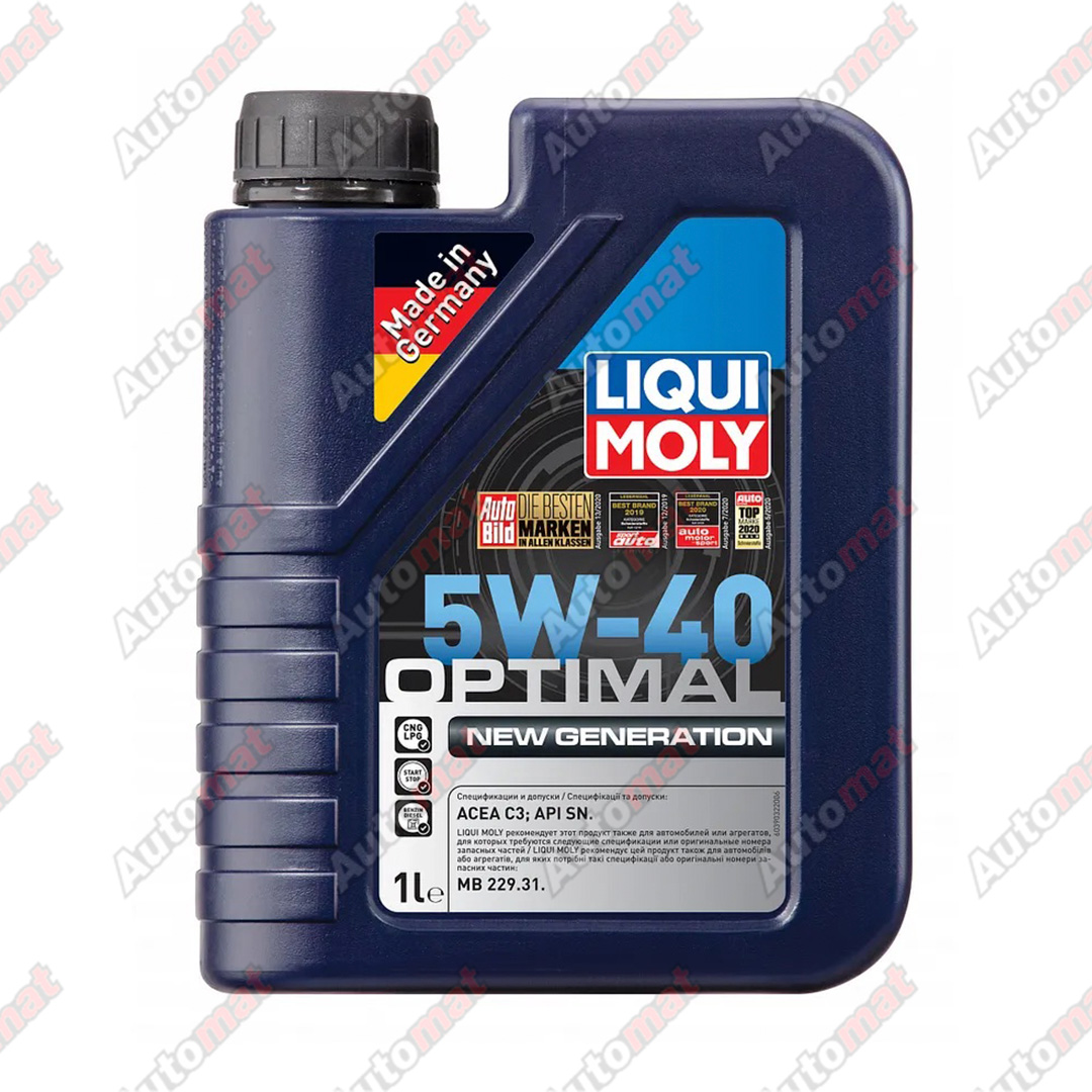 Масло моторное Liqui Moly Optimal New Generation 5W-40 SN C3, 1л
