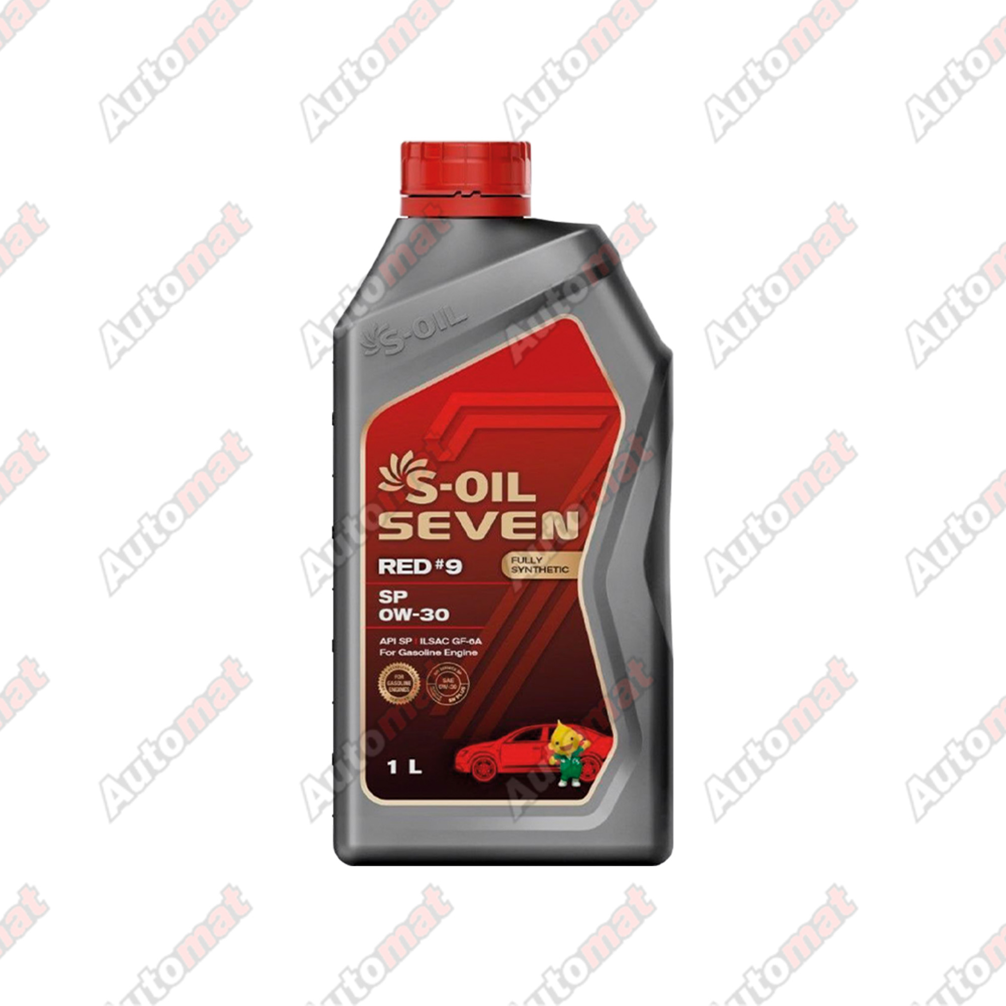 Масло моторное S-OIL 7 RED #9 0W-20 SP Fully Synthetic, 1л