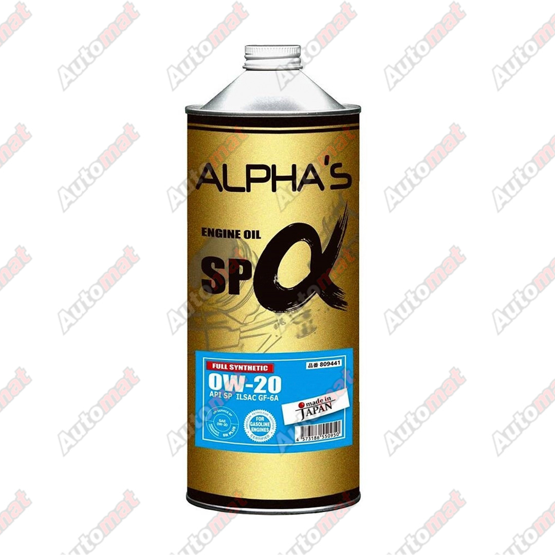 Масло моторное ALPHA'S 809441 0W-20 SP, 1л