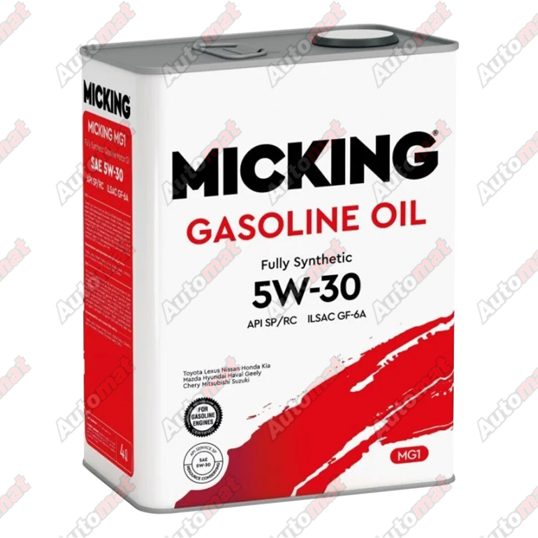 Масло моторное MICKING Gasoline Oil MG1 5W-30 API SP/RC 4л