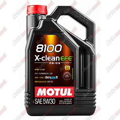 Моторное масло Motul 8100 X-clean EFE 5W30, 4л