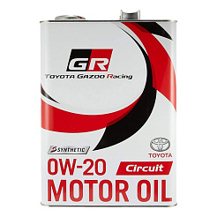 Масло моторное TOYOTA GR Circuit 0W-20, 4л