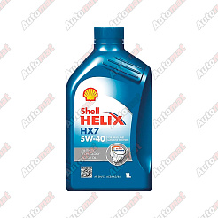 Моторное масло Shell Helix HX7 5W-40 SN+ A3/B4, 1л